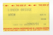 London Bridge 01 - UTS London Underground ticket - London SE1