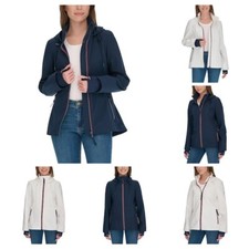 Tommy Hilfiger Ladies' Lightweight Windbreaker in navy , white