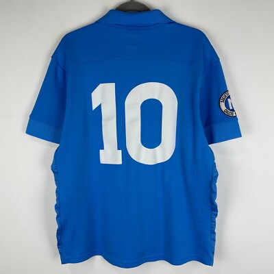 ウェア Napori No.10 MARADONA 87-88 MINT Maradona 10 SSC Napoli 1987 88 Reissue Maglia Shirt