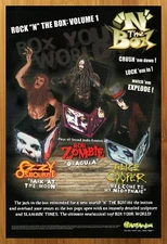 2001 Art Asylum N The Box Toys/Figures Print Ad/Poster Ozzy Osbourne Rob Zombie