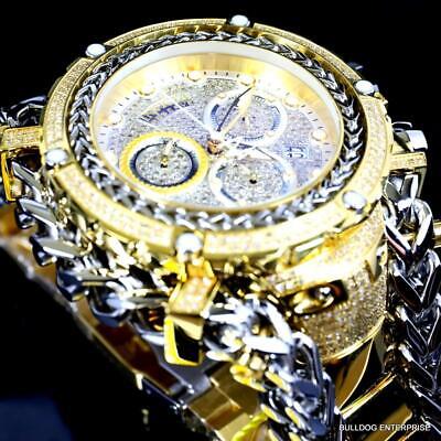 Invicta Reserve Gladiator 2.92CTW Diamond 2 Tone Gold Plate Invicta Reserve Gladiator 2.92CTW Diamond 2 Tone Gold Plate