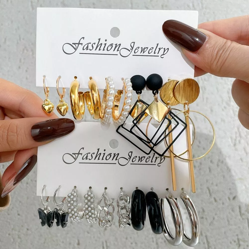 Zinc alloy earrings cheap