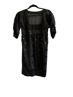 Gold Hawk Black Cotton Silk Black Mini Sequin Cocktail Evening Party Dress S | eBay Gold Hawk Black Cotton Silk Black Mini Sequin Cocktail Evening Party Dress S | eBay