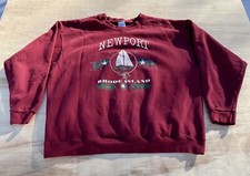 Vintage 1990's Newport Rhode Island Crewneck Sweatshirt Size: XL Made In USA