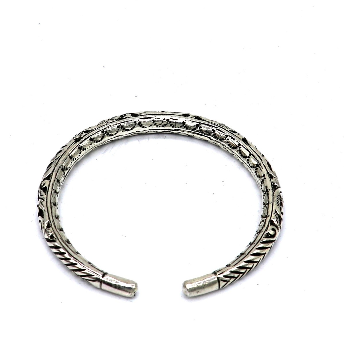 925 Sterling silver handmade chitai bangle kada tribal 925 Sterling silver handmade chitai bangle kada tribal