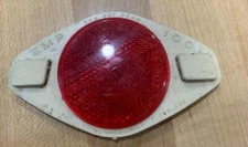 Vintage Bike Lightweight Red Gem Wheel Reflector