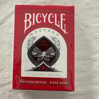 Bicycle Masters Edition Rider Back Ellusionist Playing Cards Red Sealed NEW