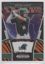 2020 Panini Prizm Draft Picks Thunderstruck Tiger Stripes 9/99 Hudson Haskin n1u