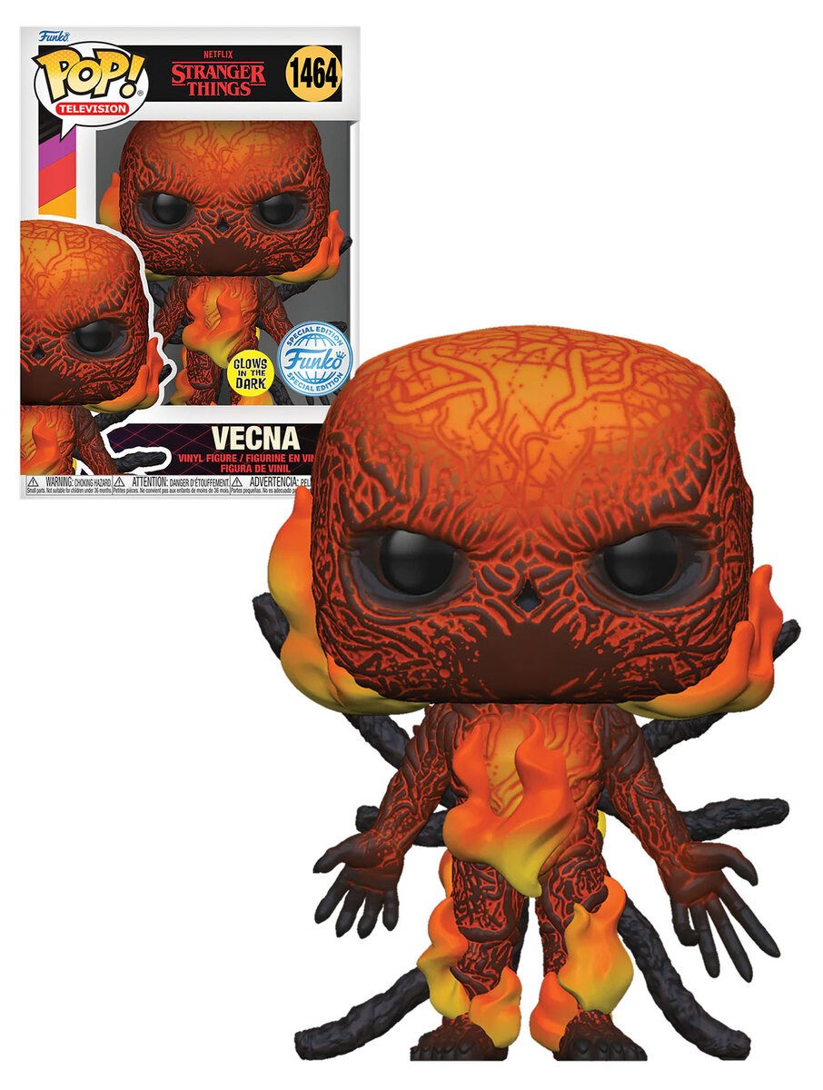 Funko POP! Television Netflix Stranger Things #1464 Vecna (On Fire