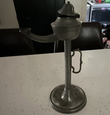 Vintage Metal Bulb Horn W Mounting Bracket Lever Handle Approx. 13 In Vintage Metal Bulb Horn W Mounting Bracket Lever Handle Approx. 13 In
