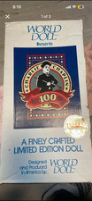 World Doll Charlie Chaplin Limited Edition Vinyl Collector Toy 1989 Doll 71860