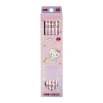 Hello Kitty Bleistift 2B Packung Sanrio Kinder Schule Briefpapier-Set 566152 Rot