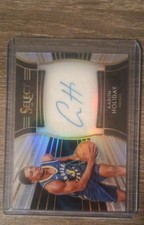 2018-19 Panini Select - Rookie Signatures Aaron Holiday #RS-AHD /199 (AU, RC)