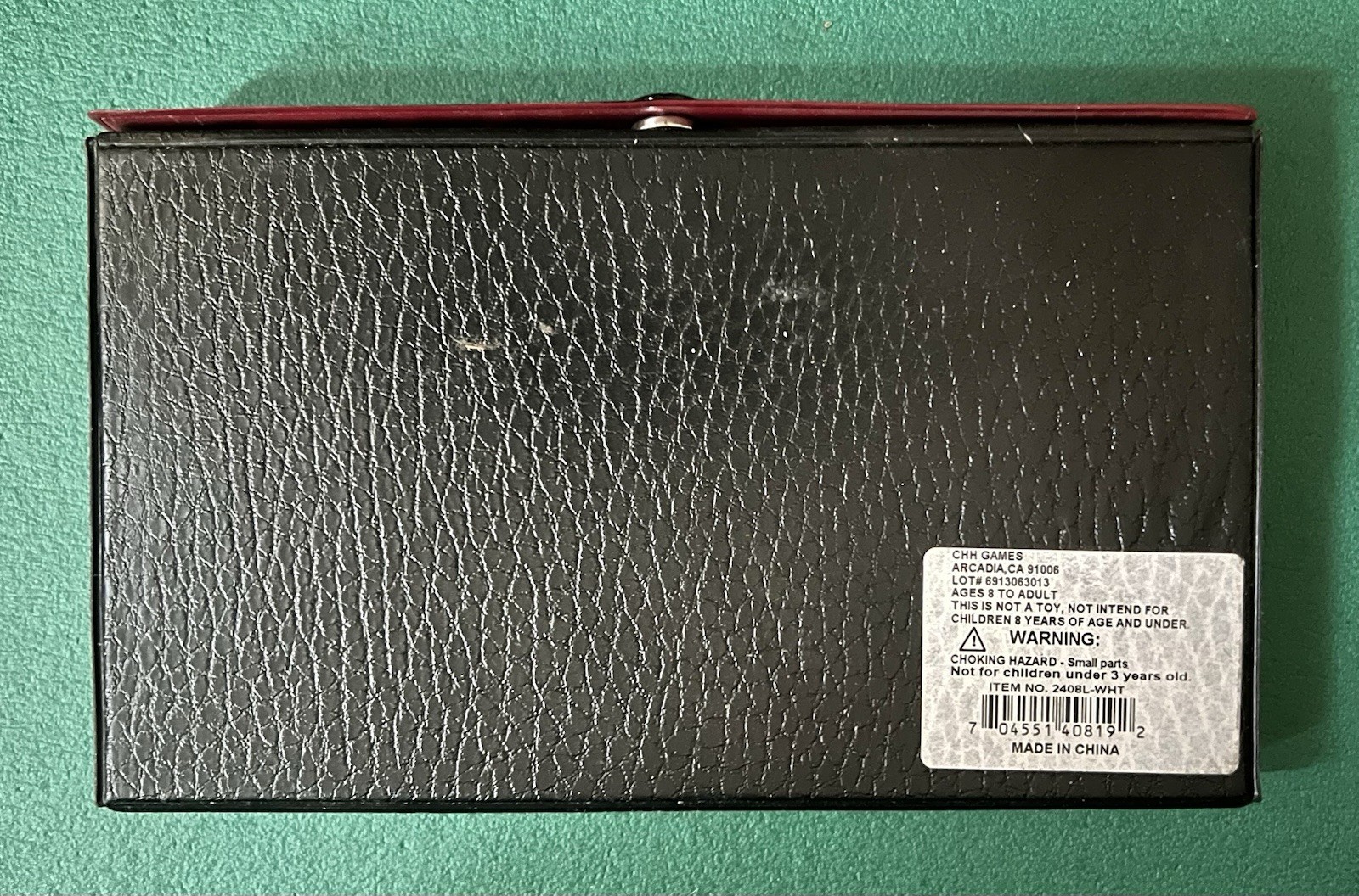 Vtg Double Six Standard Dominoes Set of 28 with Case CHH Games, New Sealed