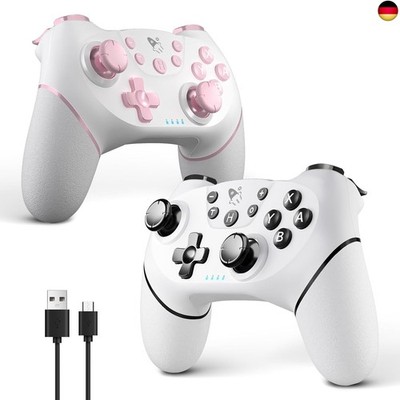 AceGamer 2pcs Wireless Controller für Switch/Switch 2/Lite/OLED, Controller für 