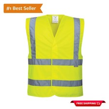 C470 Hi-Vis Safety Vest - Reflective, Lightweight & ANSI 2 Certified (6XL-7XL)