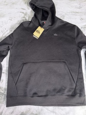 Quiksilver Hoodie Mens Large Dryflight Stretch Black NWT