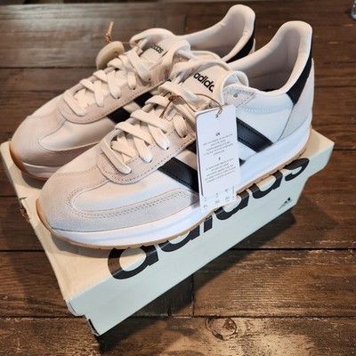 ADIDAS Run 70s 2.0 IH8584 White/Black/Gum Men's Size 8.5  Running Course NWT