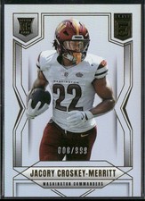 2025 Panini Elite Jacory Croskey-Merritt #201 (RC) /999