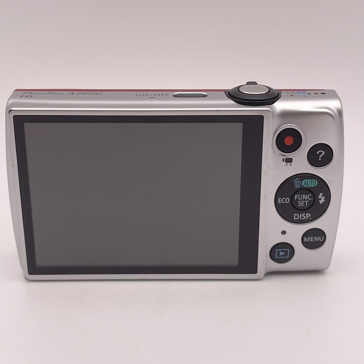 Canon PowerShot A2600 16.0MP Digital Camera – Red – Working