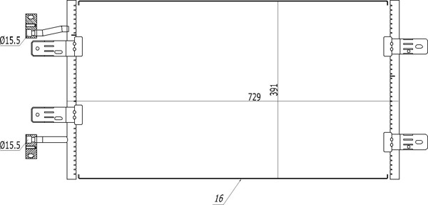 Hart Kondensator Klimaanlage FüR Renault Trafic Ii Bus 2.0 Dci 115 2.5 Opel-image