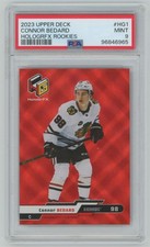 2023-24 UD Extended Series HoloGrFx Red Connor Bedard RC PSA 9 (JulBar)