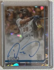 2019 Topps Chrome Sapphire Rookie Autographs #CSADL Dawel Lugo Rookie Card