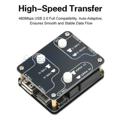 USB2.0 Isolator High-Speed Isolation Module 480Mbps Audio Noise Reduction Filter
