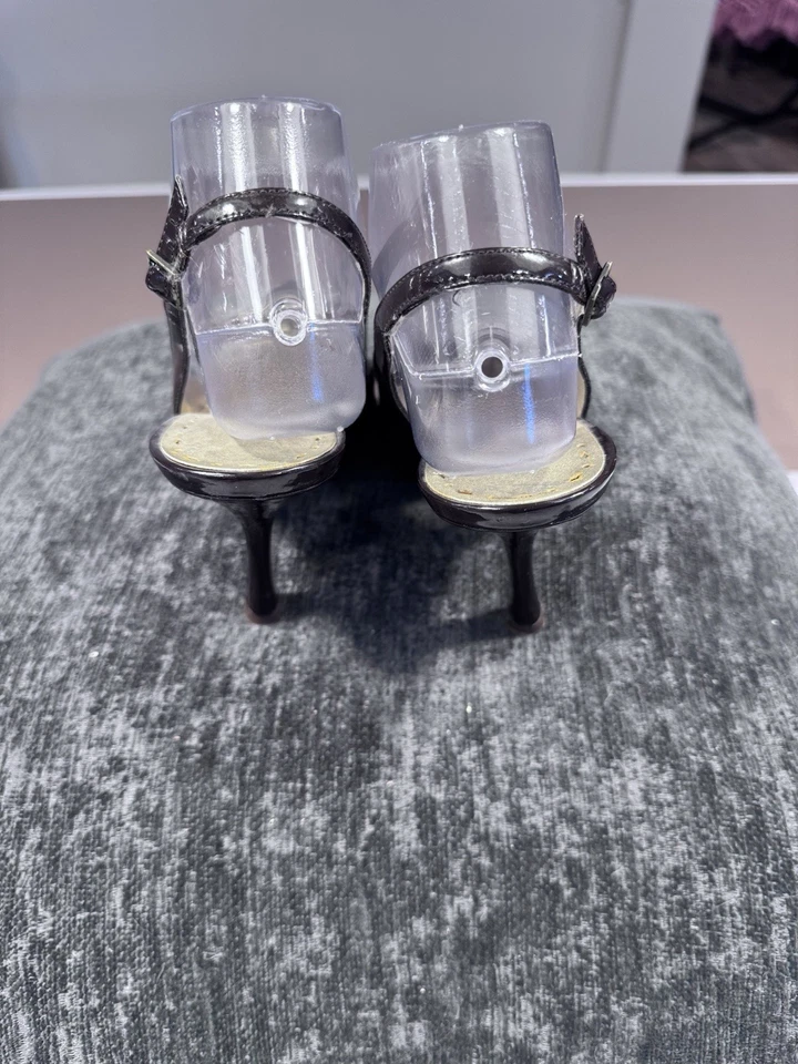 BCBGirls Women's Pointy Toe Sling backs Stiletto Heels Brown Size 7 - Image 3 of 4