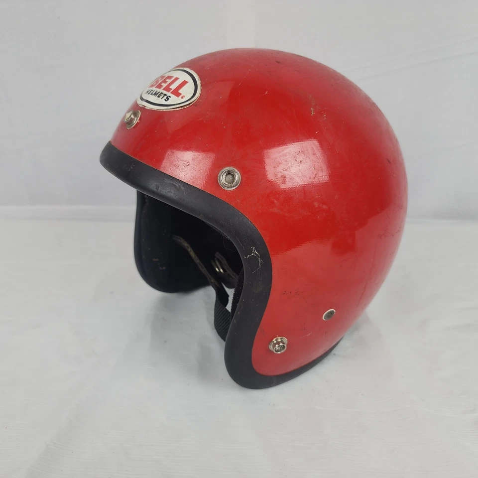 Casco Vintage Bell R-T R/T RT Rojo Pantalla Coleccionista - Toptex Magnum Foto 2 de 4