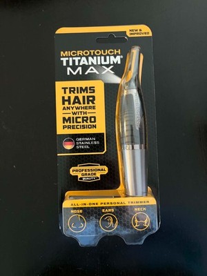Microtouch Titanium Max All in One Personal Trimmer With LED LIght
