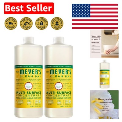 Eco-Friendly Honeysuckle Multi-Surface Cleaner, 32 oz x 2 - Pure Cleaning Power