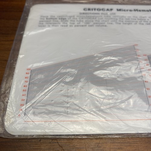 Critocap Micro-Hematocrit Tube Reader Sherwood Medical Industries Inc - Imagen 6 de 8