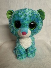 Ty Beanie Baby Blue Leona Stuffed Animal Plush Good Used Toy