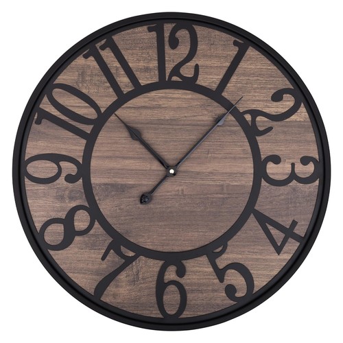 LEIKE Large Wall Clock,Silent,Non Ticking,Battery Operated Round Modern Big W...