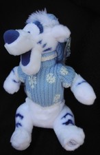 Disney Store WHITE TIGGER Plush Winter Sweater Winnie the Pooh 14" - New w/ tag