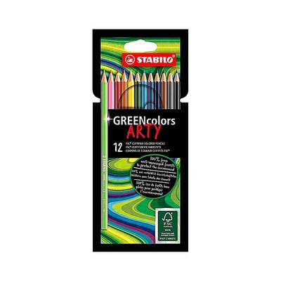 STABILO Buntstift GREENcolors ARTY 12er Set verschiedene Farben