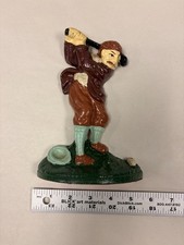 CAST IRON 7" GOLFER DOOR STOP