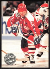 Dale Hunter, 1991-92 Pro Set Platinum, #245, Washington Capitals,