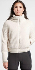 NWT Athleta Tugga Sherpa Jacket Bomber Style ...