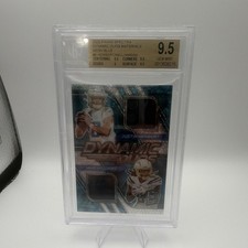 2020 Panini Spectra Dynamic Duos Neon Blue Prizm Herbert Williams #6 /50 BGS 9.5