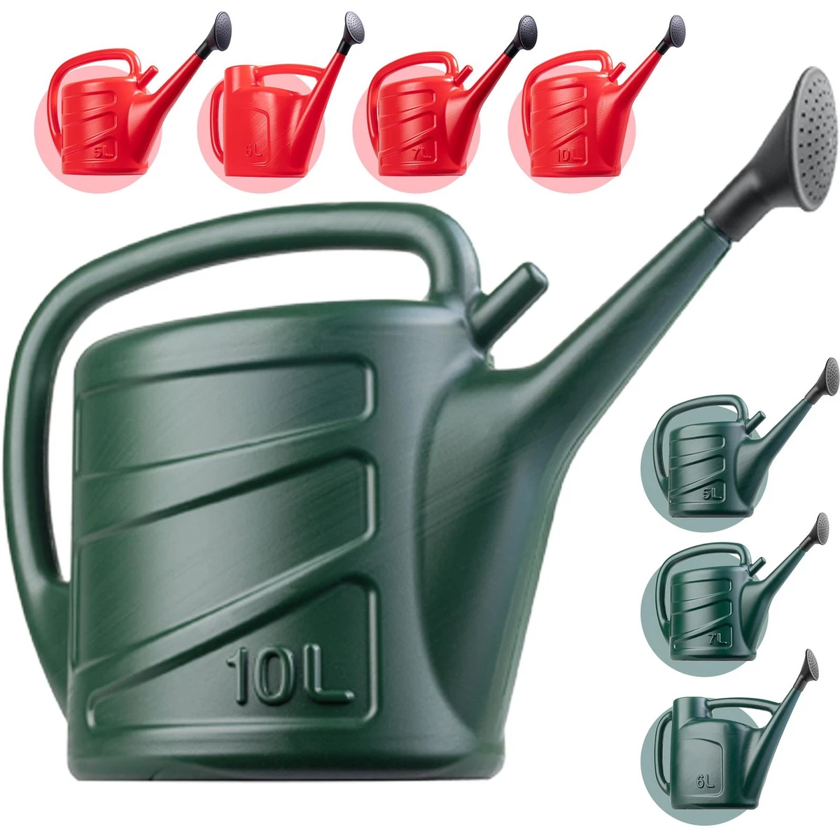 Annaffiatoio Green Wash Eden 2 Litri Per Interni - Colore Verde Menta, Beccuccio Lungo - 5