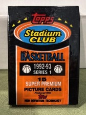 1992-93 Topps Stadium Club Basketball Cards 35