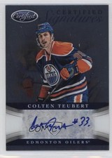 2012-13 Certified Certified Signatures Colten Teubert #CS-CT Auto 2a8