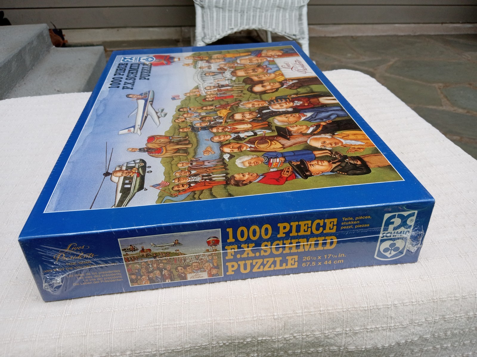 FX. Schmid  98156 Lives of the Presidents 1000 Piece Jigsaw New Sealed  1991