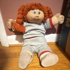 Vintage 1982 Cabbage Patch Kids Red Yarn Hair Signed Xavier Roberts