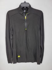 Helly Hansen Workwear Pullover Mens Large Black Quarter Zip Outdoor Outerwear