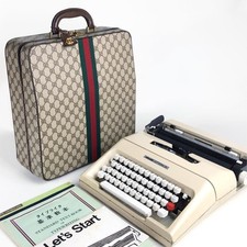 Vintage Gucci Case & Olivetti Lettera 35 - Rare Collector’s Set thumbnail