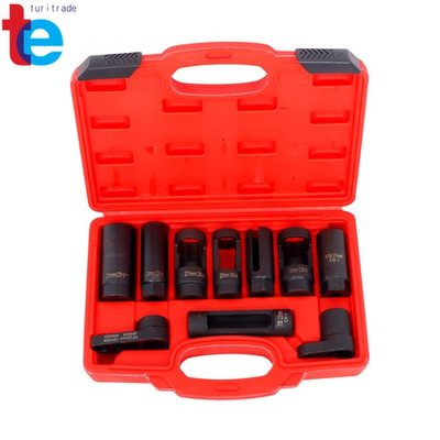 #ad 10Pcs Oxygen Sensor Socket Set Sensor Oil Pressure Sending Unit Removal Tool $28.77