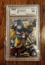 1996 Superior Pix 95 Draft Curtis Martin ROOKIE Mint Grading 10